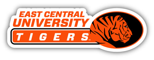 East Central University Tigers 4-Inch Wide NCAA Durable School Spirit Vinyl Decal Sticker