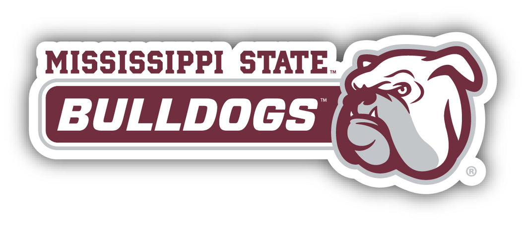 Mississippi State Bulldogs 4-Inch Wide NCAA Durable School Spirit Vinyl Decal Sticker