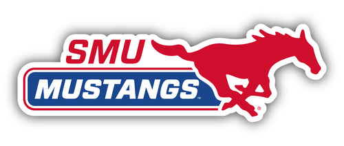 Southern Methodist University 4-Inch Wide NCAA Durable School Spirit Vinyl Decal Sticker