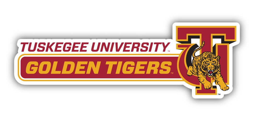 Tuskegee University 4-Inch Wide NCAA Durable School Spirit Vinyl Decal Sticker