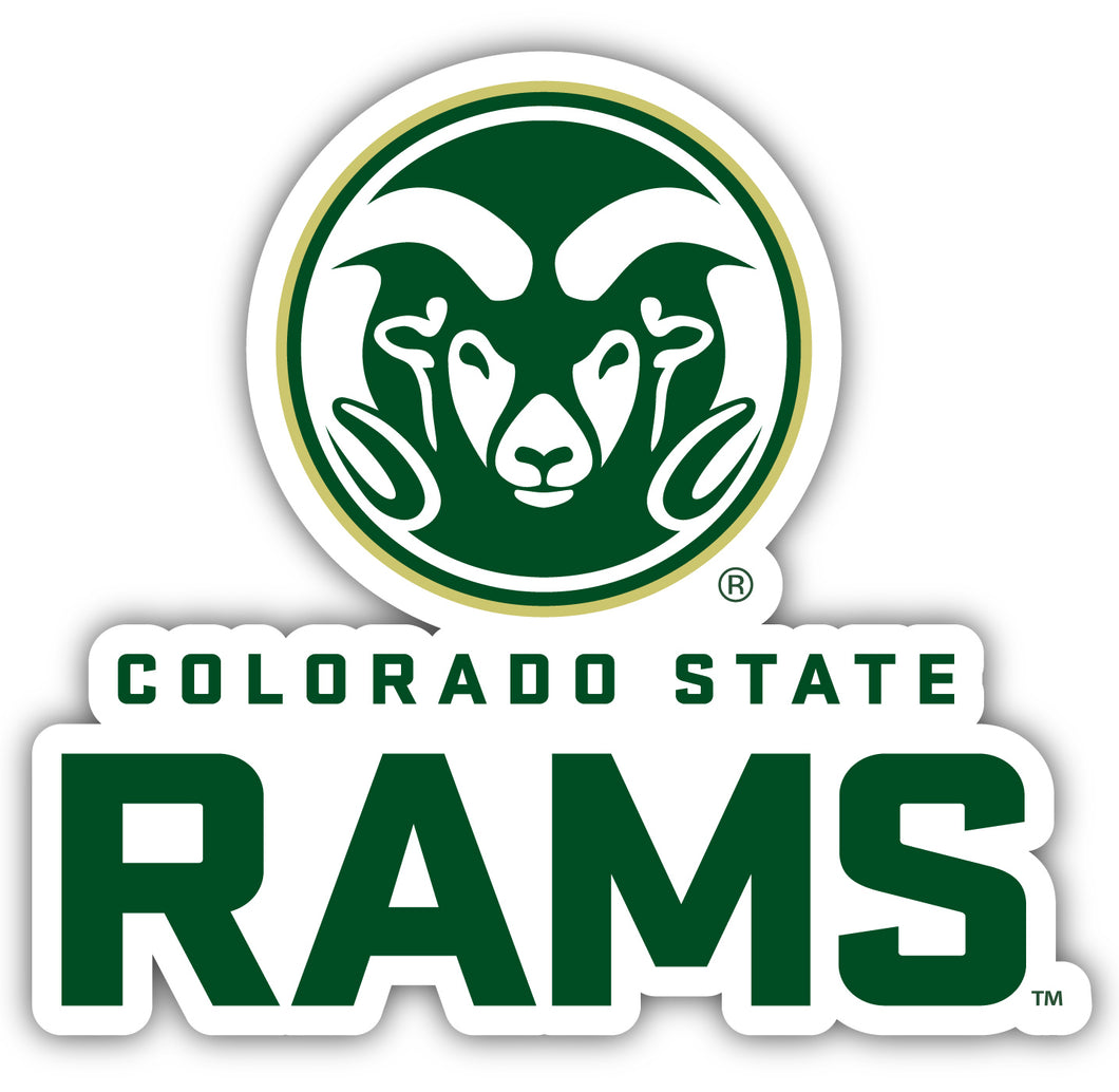 Colorado State Rams 4-Inch Elegant School Logo NCAA Vinyl Decal Sticker for Fans, Students, and Alumni