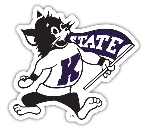 Kansas State Wildcats 4-Inch Elegant School Logo NCAA Vinyl Decal Sticker for Fans, Students, and Alumni