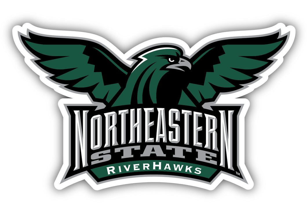 Northeastern State University Riverhawks 4-Inch Elegant School Logo NCAA Vinyl Decal Sticker for Fans, Students, and Alumni