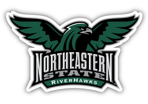 Northeastern State University Riverhawks 12-Inch on one of its sides NCAA Durable School Spirit Vinyl Decal Sticker