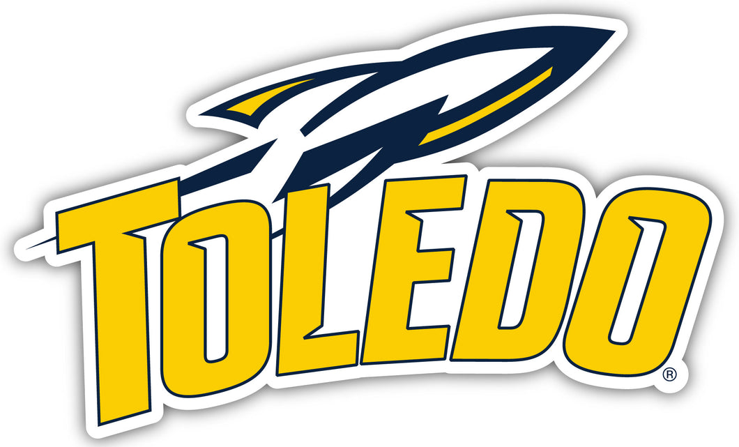 Toledo Rockets 12-Inch on one of its sides NCAA Durable School Spirit Vinyl Decal Sticker