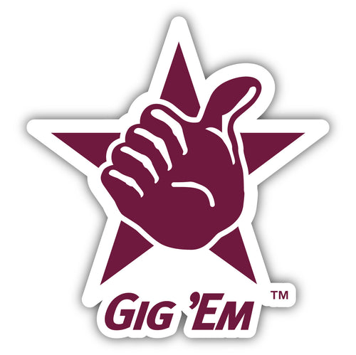 Texas A&M Aggies 12-Inch on one of its sides NCAA Durable School Spirit Vinyl Decal Sticker