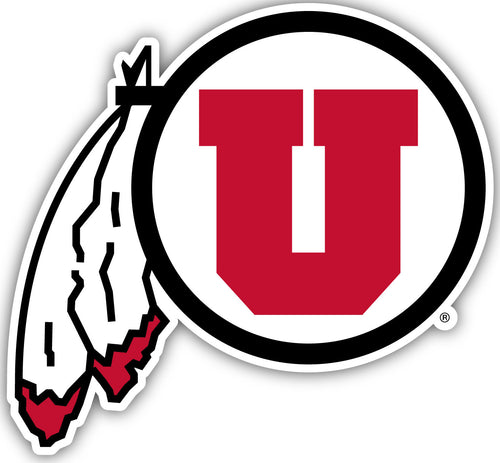 Utah Utes 12-Inch on one of its sides NCAA Durable School Spirit Vinyl Decal Sticker