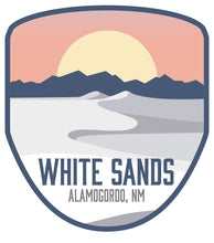 Load image into Gallery viewer, White Sands Alamogordo New Mexico Souvenir 4-Inch Vinyl Decal Sticker
