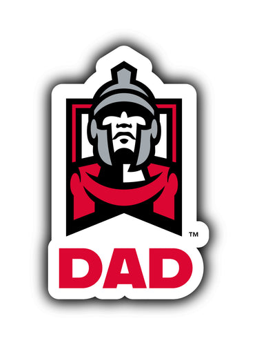 East Stroudsburg University 4-Inch Proud Dad NCAA - Durable School Spirit Vinyl Decal Perfect Gift for Dad