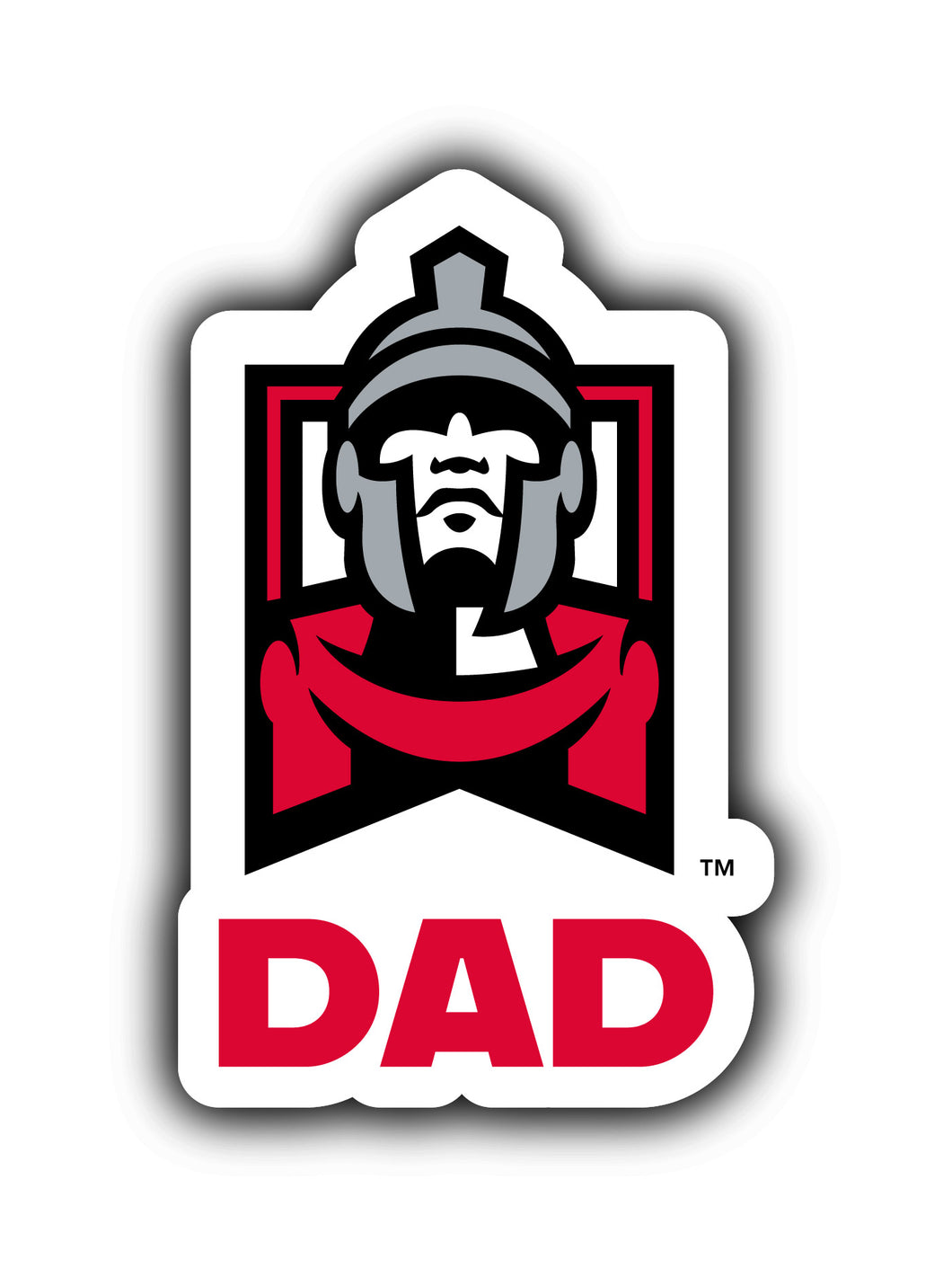 East Stroudsburg University 4-Inch Proud Dad NCAA - Durable School Spirit Vinyl Decal Perfect Gift for Dad