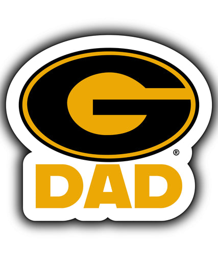 Grambling State Tigers 4-Inch Proud Dad NCAA - Durable School Spirit Vinyl Decal Perfect Gift for Dad