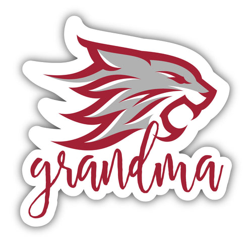 California State University, Chico 4-Inch Proud Grandma NCAA - Durable School Spirit Vinyl Decal Perfect Gift for Grandma