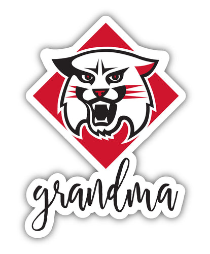 Davidson College 4-Inch Proud Grandma NCAA - Durable School Spirit Vinyl Decal Perfect Gift for Grandma