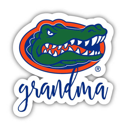 Florida Gators 4-Inch Proud Grandma NCAA - Durable School Spirit Vinyl Decal Perfect Gift for Grandma