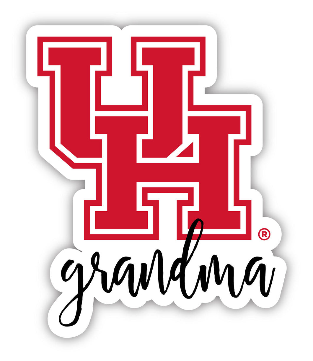 University of Houston Proud Grandma 4-Inch NCAA High-Definition Magnet - Versatile Metallic Surface Adornment