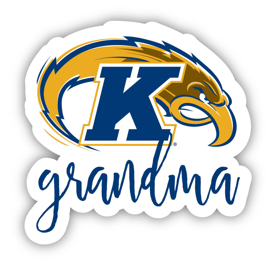 Kent State University Proud Grandma 4-Inch NCAA High-Definition Magnet - Versatile Metallic Surface Adornment