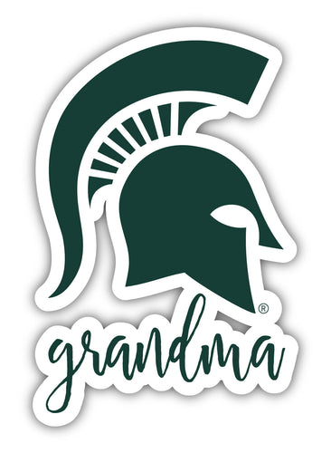 Michigan State Spartans Proud Grandma 4-Inch NCAA High-Definition Magnet - Versatile Metallic Surface Adornment