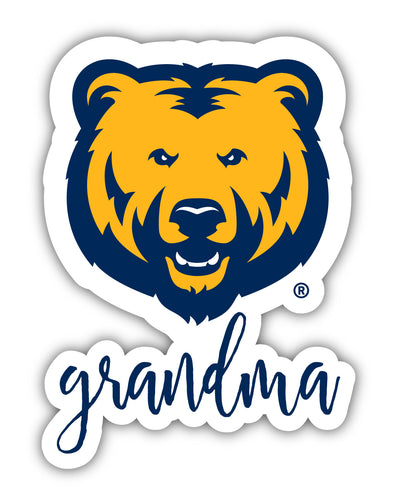 Northern Colorado Bears 4-Inch Proud Grandma NCAA - Durable School Spirit Vinyl Decal Perfect Gift for Grandma