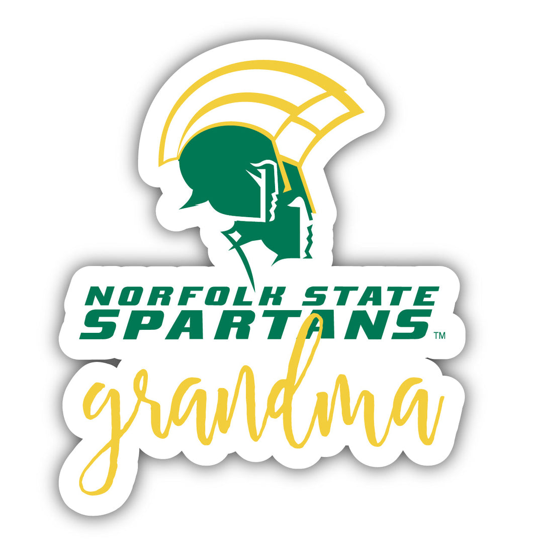 Norfolk State University Proud Grandma 4-Inch NCAA High-Definition Magnet - Versatile Metallic Surface Adornment