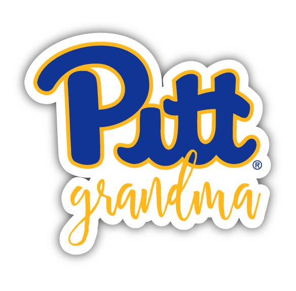 Pittsburgh Panthers Proud Grandma 4-Inch NCAA High-Definition Magnet - Versatile Metallic Surface Adornment