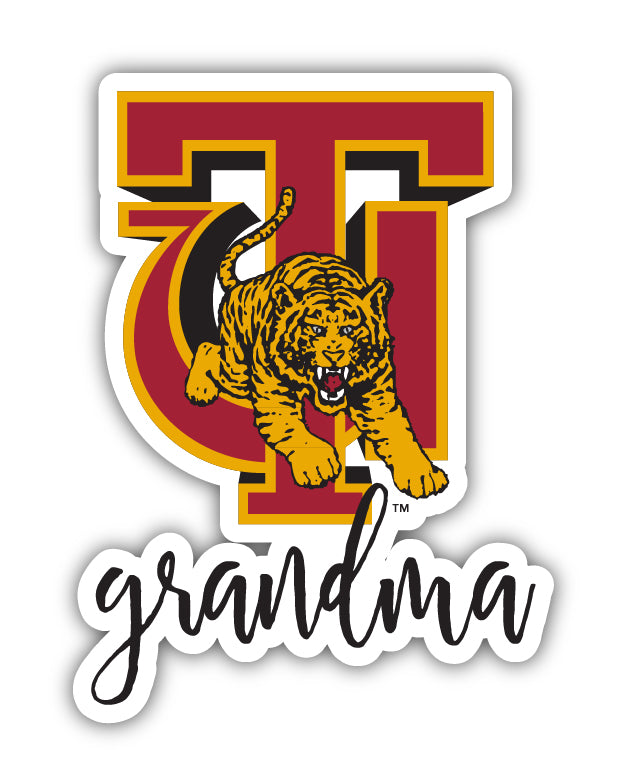 Tuskegee University 4-Inch Proud Grandma NCAA - Durable School Spirit Vinyl Decal Perfect Gift for Grandma