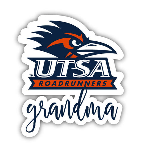 UTSA Road Runners Proud Grandma 4-Inch NCAA High-Definition Magnet - Versatile Metallic Surface Adornment