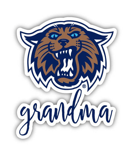 Villanova Wildcats 4-Inch Proud Grandma NCAA - Durable School Spirit Vinyl Decal Perfect Gift for Grandma