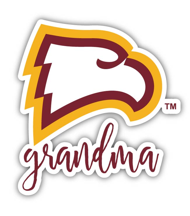 Winthrop University 4-Inch Proud Grandma NCAA - Durable School Spirit Vinyl Decal Perfect Gift for Grandma