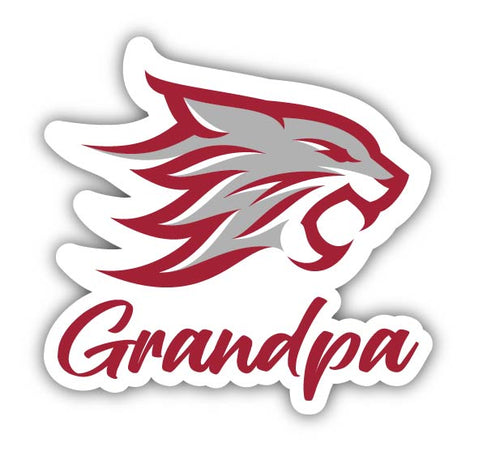 California State University, Chico 4-Inch Proud Grandpa NCAA - Durable School Spirit Vinyl Decal Perfect Gift for Grandpa