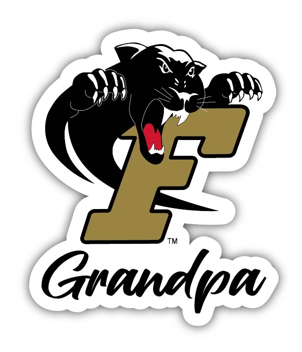 Ferrum College 4-Inch Proud Grandpa NCAA - Durable School Spirit Vinyl Decal Perfect Gift for Grandpa