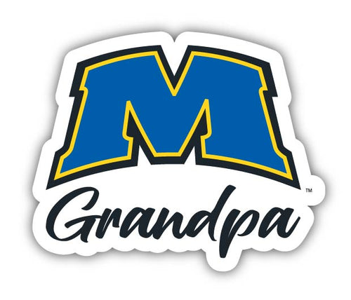 Morehead State University 4-Inch Proud Grandpa NCAA - Durable School Spirit Vinyl Decal Perfect Gift for Grandpa