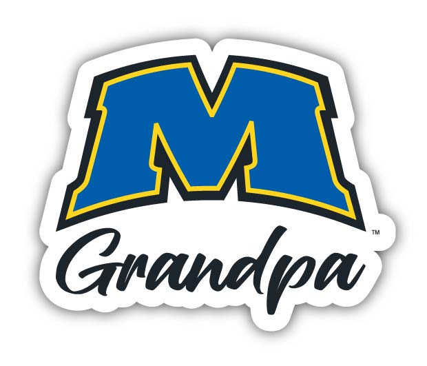 Morehead State University 4-Inch Proud Grandpa NCAA - Durable School Spirit Vinyl Decal Perfect Gift for Grandpa