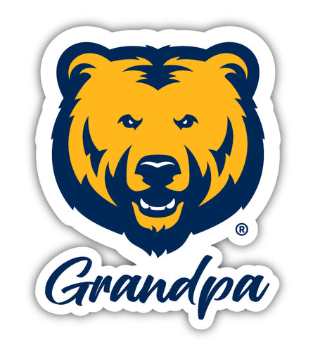 Northern Colorado Bears 4-Inch Proud Grandpa NCAA - Durable School Spirit Vinyl Decal Perfect Gift for Grandpa