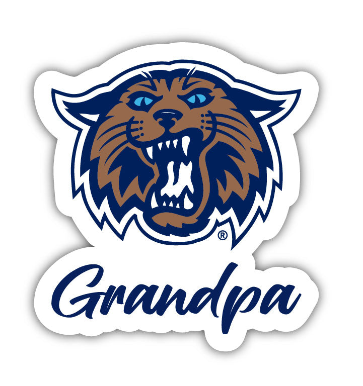 Villanova Wildcats 4-Inch Proud Grandpa NCAA - Durable School Spirit Vinyl Decal Perfect Gift for Grandpa