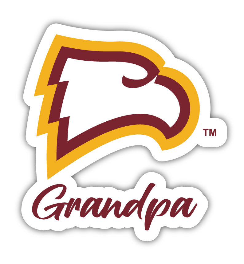 Winthrop University 4-Inch Proud Grandpa NCAA - Durable School Spirit Vinyl Decal Perfect Gift for Grandpa