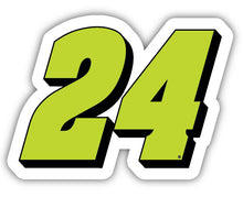 Load image into Gallery viewer, William Byron #24 NASCAR Cup Series 4 Pack Laser Cut Decal
