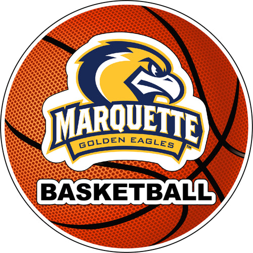 Marquette Golden Eagles 4-Inch Round Basketball NCAA Hoops Pride Vinyl Decal Sticker