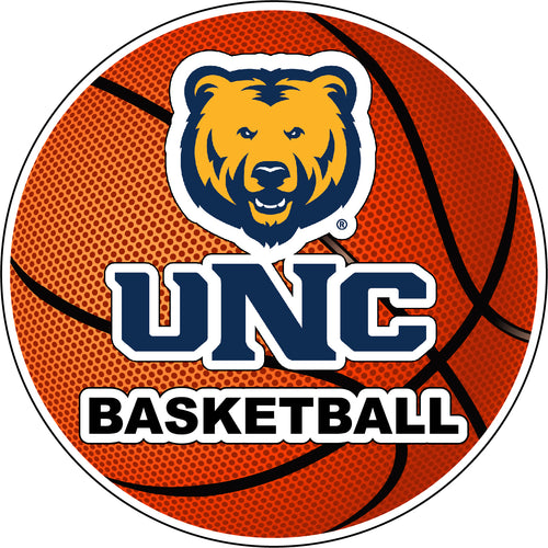 Northern Colorado Bears 4-Inch Round Basketball NCAA Hoops Pride Vinyl Decal Sticker