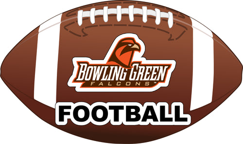 Bowling Green Falcons 4-Inch Round Football NCAA Gridiron Glory Vinyl Decal Sticker