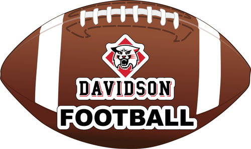 Davidson College 4-Inch Round Football NCAA Gridiron Glory Vinyl Decal Sticker