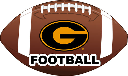 Grambling State Tigers 4-Inch Round Football NCAA Gridiron Glory Vinyl Decal Sticker