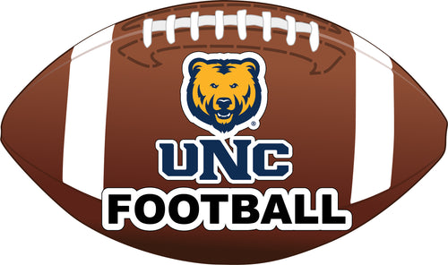 Northern Colorado Bears 4-Inch Round Football NCAA Gridiron Glory Vinyl Decal Sticker