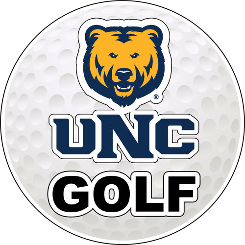 Northern Colorado Bears 4-Inch Round Golf NCAA Fairway Fervor Vinyl Decal Sticker