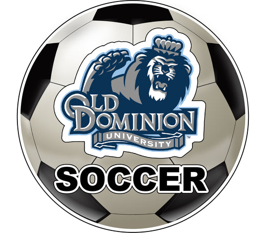 Old Dominion Monarchs 4-Inch Round Soccer Ball NCAA Soccer Passion Vinyl Sticker