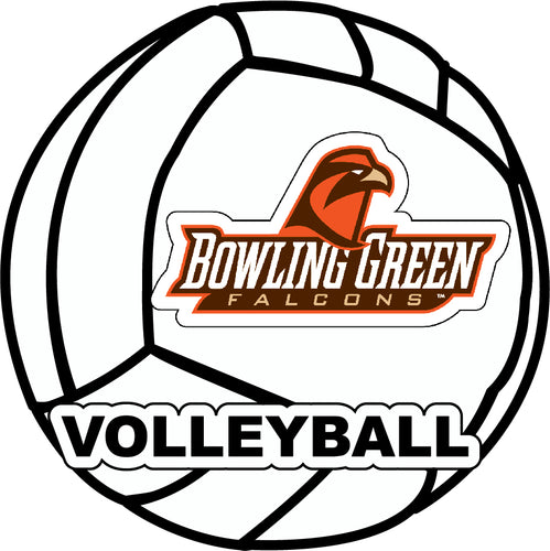 Bowling Green Falcons 4-Inch Round Volleyball NCAA Vinyl Decal Sticker for Fans, Students, and Alumni