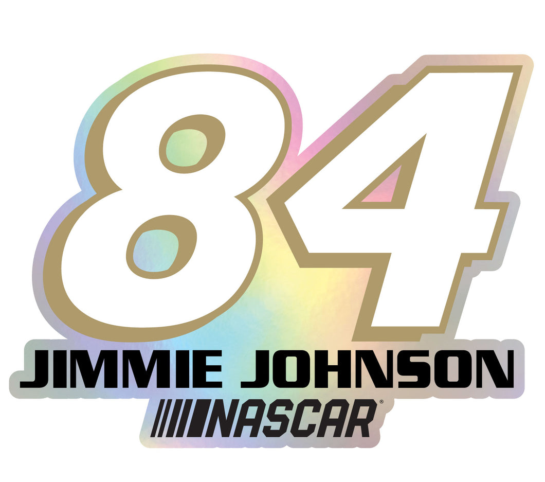 #84 Jimmie Johnson  Laser Cut Holographic Decal