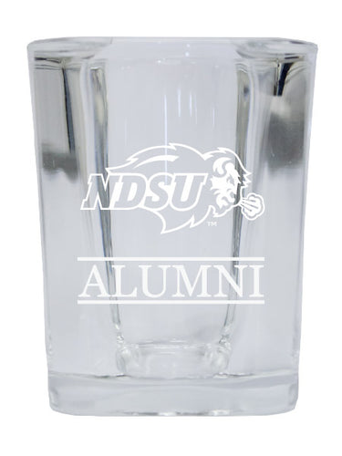 NCAA North Dakota State Bison Alumni 2oz Laser Etched Square Shot Glass 