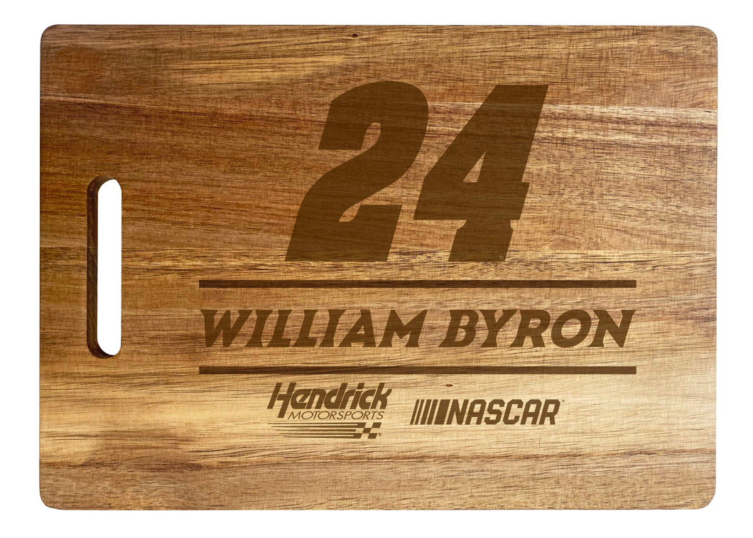 #24 William Byron NASCAR Officially Licensed Engraved Wooden Cutting Board