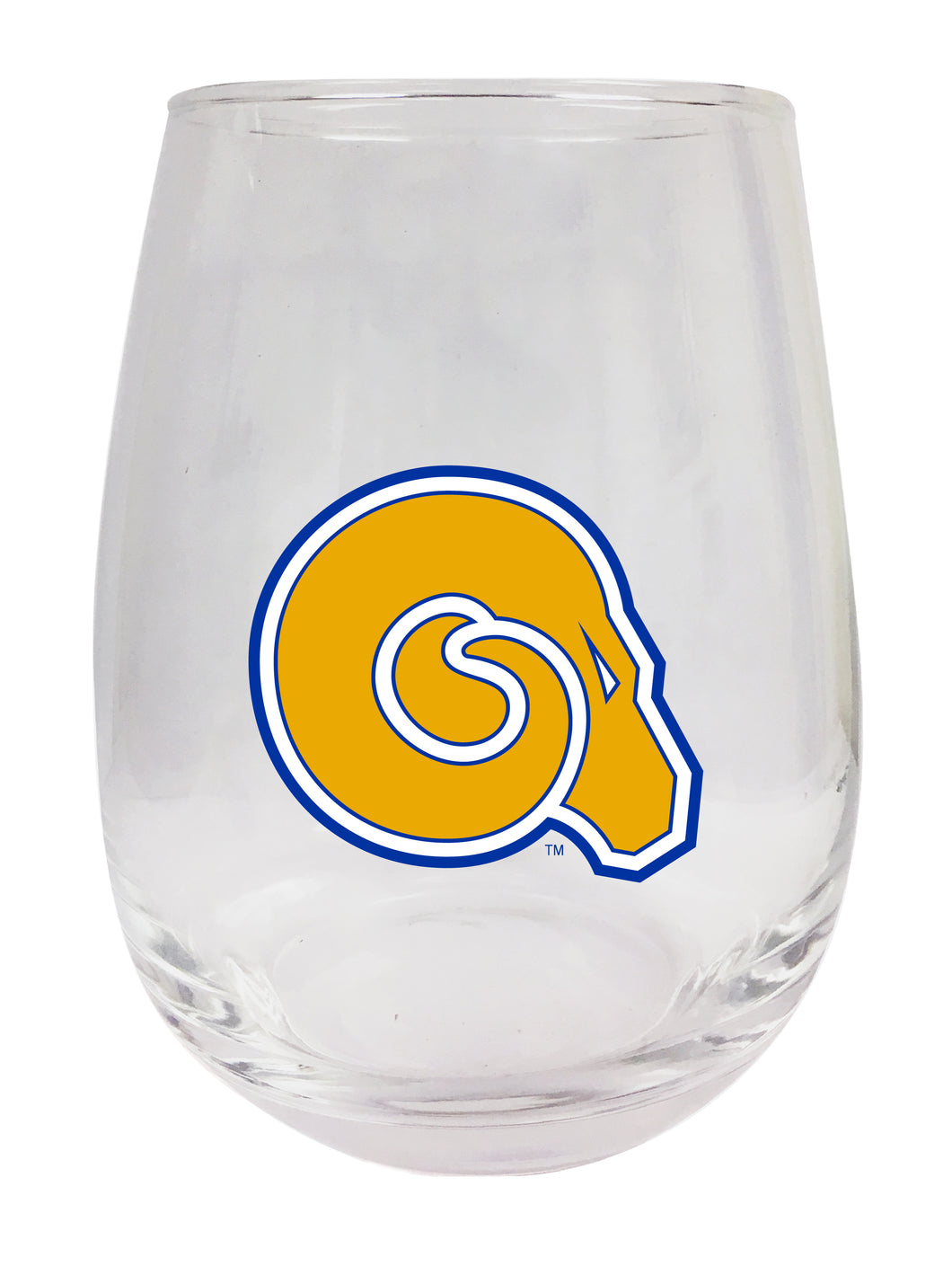 Albany State University Stemless Wine Glass - 9 oz. | Officially Licensed NCAA Merchandise