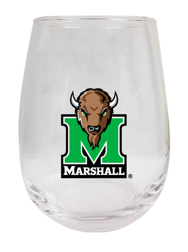 Marshall Thundering Herd Stemless Wine Glass - 9 oz. | Officially Licensed NCAA Merchandise